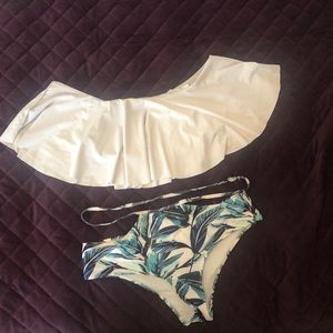 Off shoulder swimwear